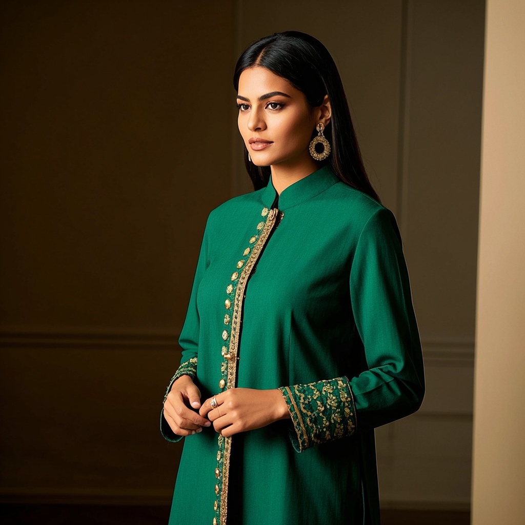 Classic Blazer Kurti with Zari Work.jpg