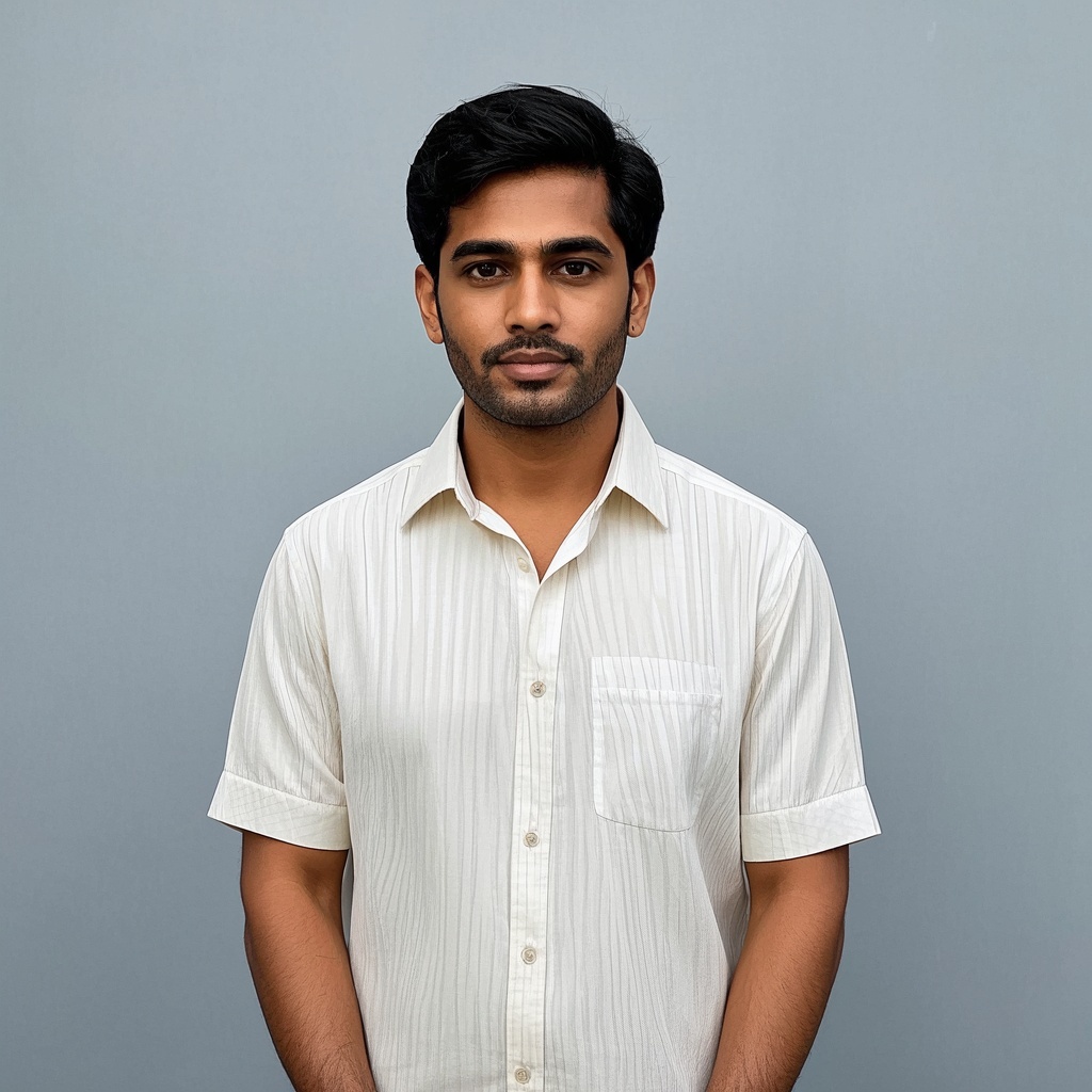 Male Cream Short sleeve stripe