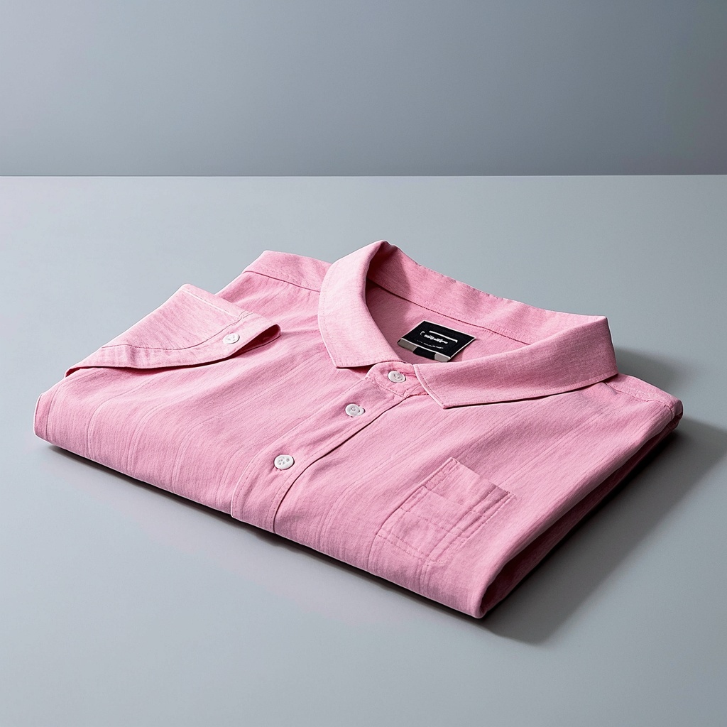 Male Pink Short sleeve stripe