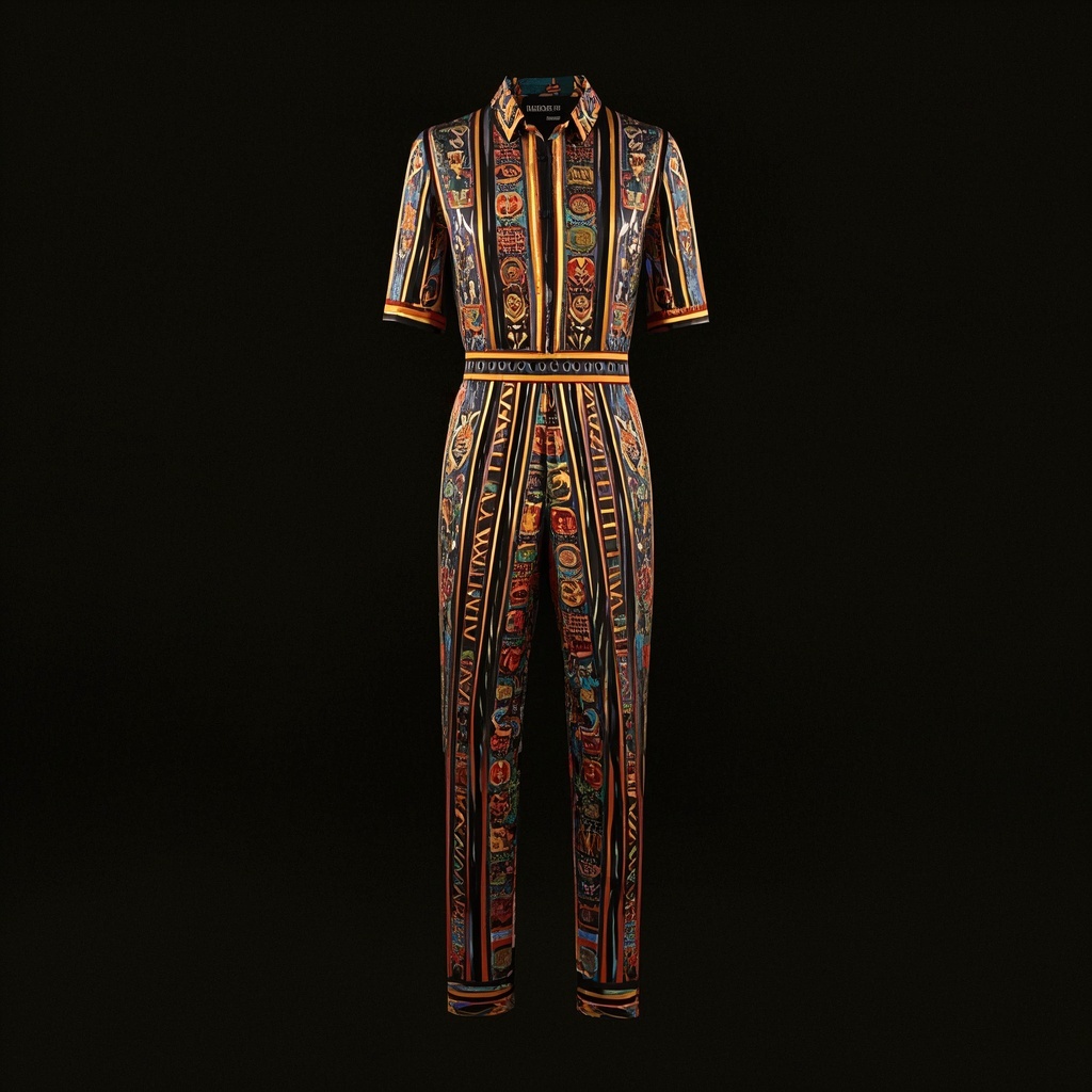Printed Ethnic Jumpsuit with Foil Print.jpg