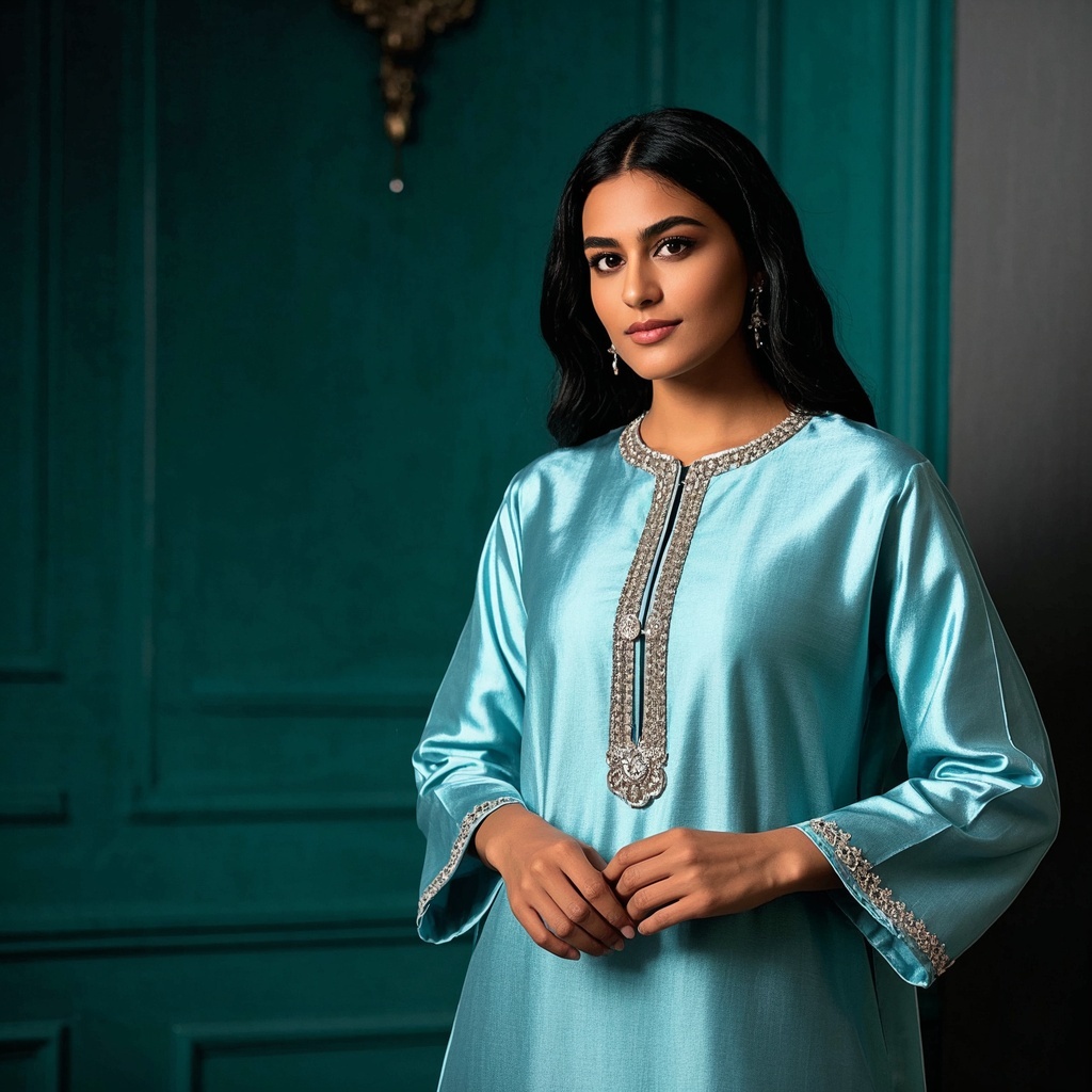 Silk Jacket Kurta with Mirror Embellishment.jpg
