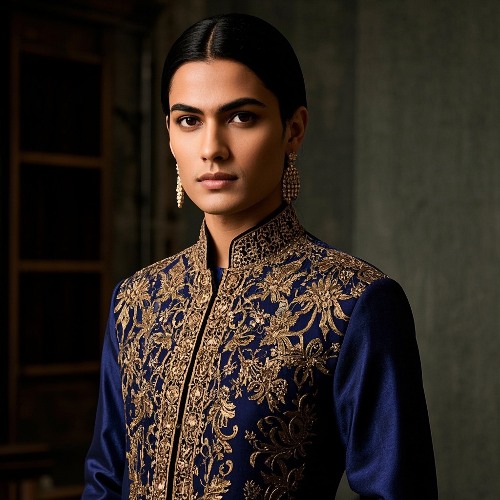 Traditional Indo-Western Set with Lace Detail.jpg